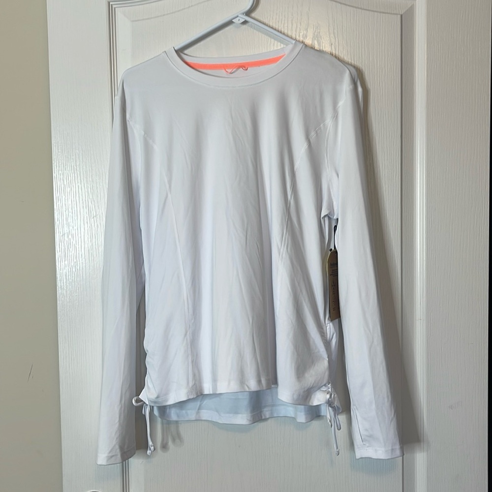 Avalanche Long Sleeve Tee T-Shirt UPF 50+ Sun Protection White XL